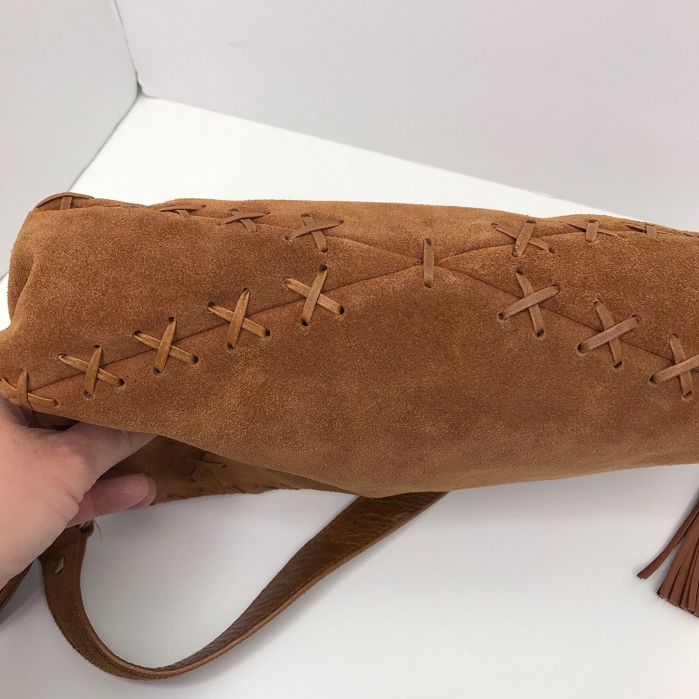 Antonio Melani Tan Suede Mini Purse - Picture 6 of 6